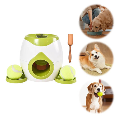 Dog Pet Interactive Toy Tennis Ball Launcher Automatic Throwing Training Reward Machine for Small and Medium Dogs Supplies