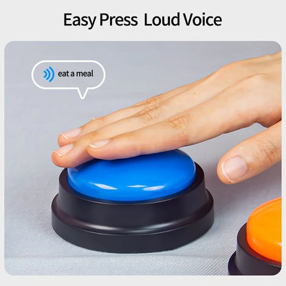 Dog Communication Buttons Voice Recording Button for Pet Training Buzzer 20 Second Record Playback Funny Gift for Talking Pet