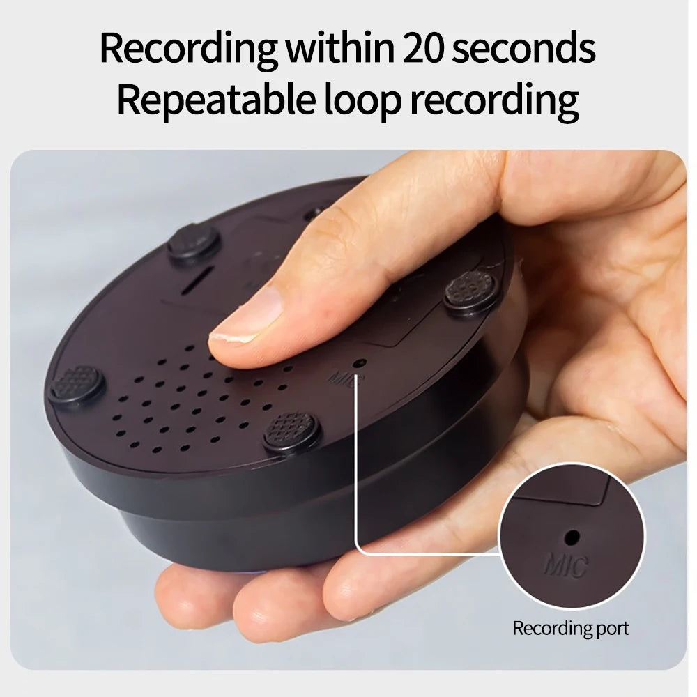 Dog Communication Buttons Voice Recording Button for Pet Training Buzzer 20 Second Record Playback Funny Gift for Talking Pet