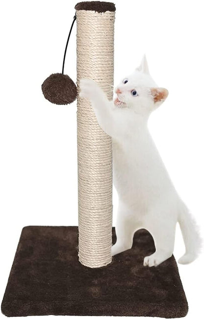 Ram® Large Cat Scratching Post Cat Tree Post Tree 40Cm Brown