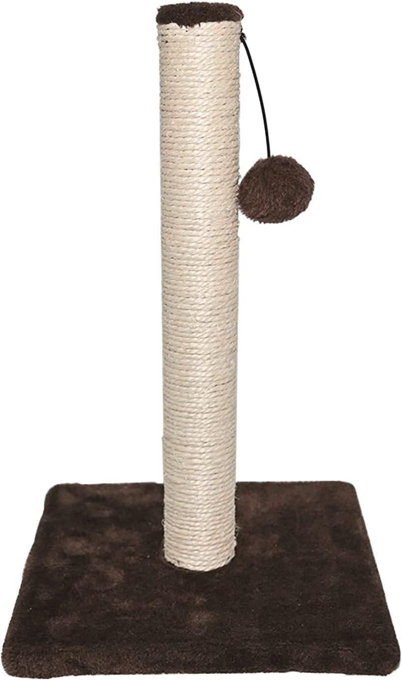 Ram® Large Cat Scratching Post Cat Tree Post Tree 40Cm Brown