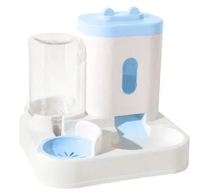 Cats Bowl 2 in 1 Water Bowls Water Dispenser Double Bowl Water Circulating