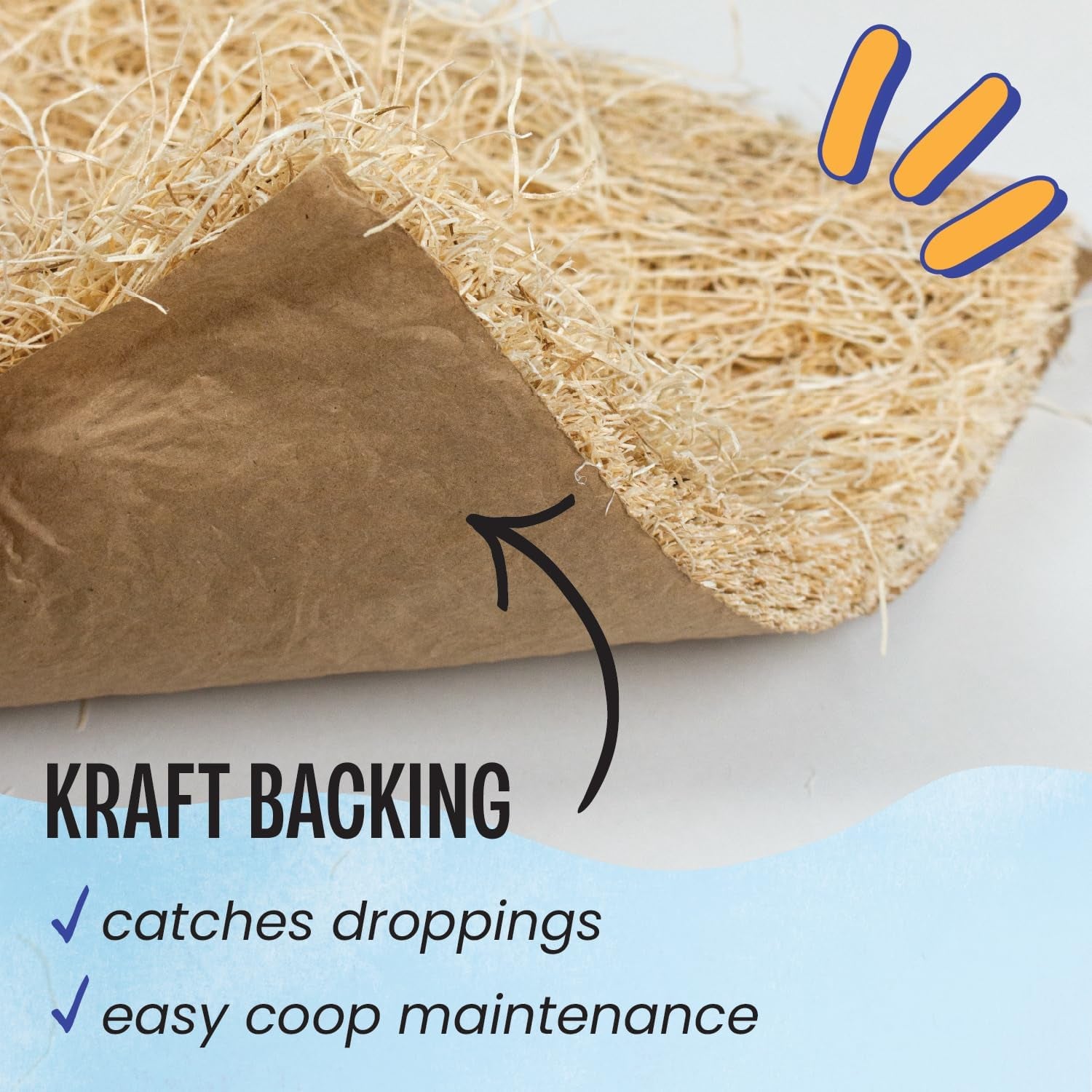 Aspen Nesting Pads for Chicken Coops - USA Grown Aspen Excelsior Nest Box Liners 13X13-12 Pack