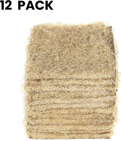 Aspen Nesting Pads for Chicken Coops - USA Grown Aspen Excelsior Nest Box Liners 13X13-12 Pack