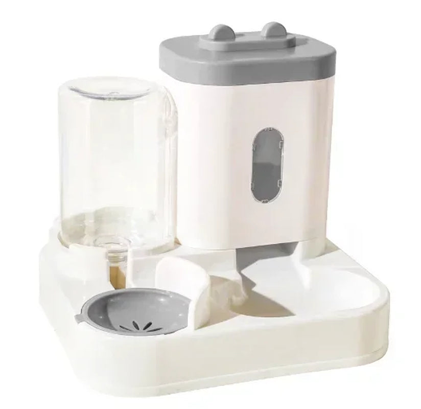 Cats Bowl 2 in 1 Water Bowls Water Dispenser Double Bowl Water Circulating