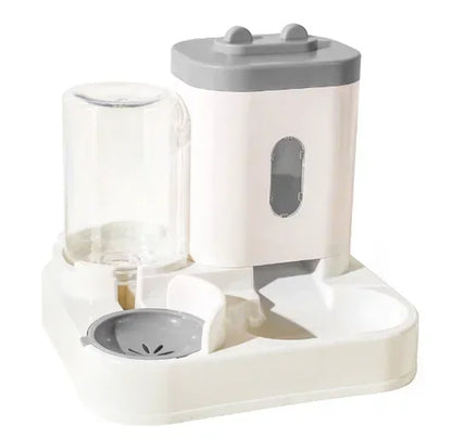 Cats Bowl 2 in 1 Water Bowls Water Dispenser Double Bowl Water Circulating