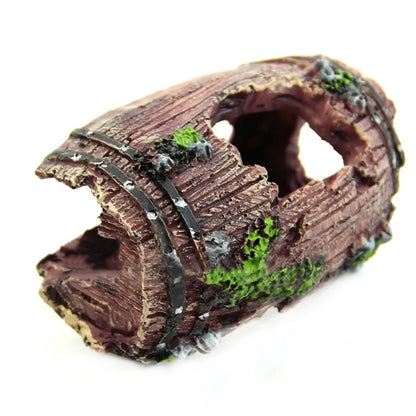 Resin Aquarium Ornaments Decorations Artificial Barrel Cave Landscaping Accessories for Fish Tank Aquarium Decoration Background